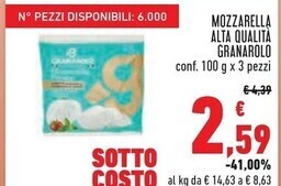 Conad City Granarolo mozzarella alta qualita offerta