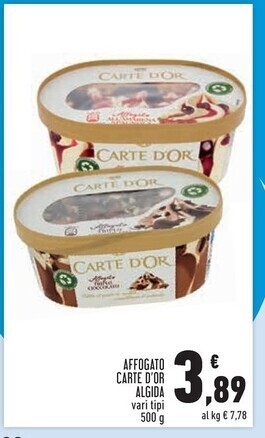 Conad City Algida affogato carte d'or offerta