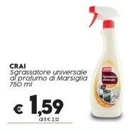 Crai Crai sgrassatore universale al profumo di marsiglia offerta