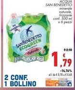 Conad City San benedetto acqua offerta