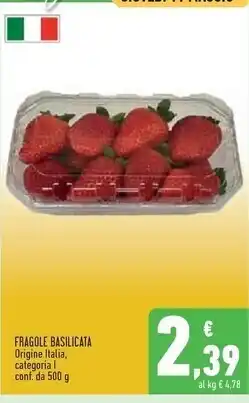 Conad City Fragole basilicata offerta