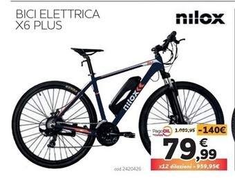 Norauto Nilox bici elettrica x6 plus offerta
