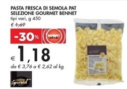 Bennet Selezione gourmet bennet - pasta fresca di semola pat offerta