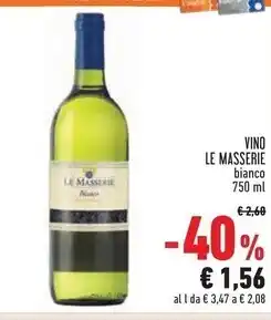 Conad City Le masserie - vino offerta