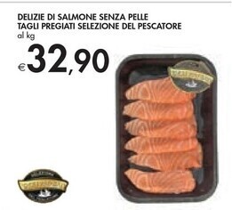 Bennet Selezione del pescatore delizie di salmone senza pelle tagli pregiati offerta