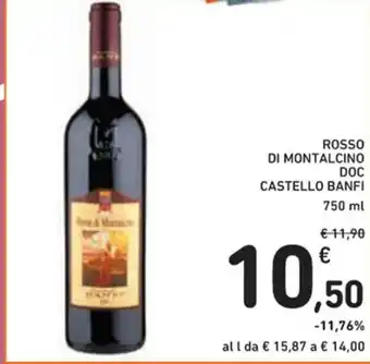 Spazio Conad ROSSO DI MONTALCINO DOC CASTELLO BANFI 750 ml offerta