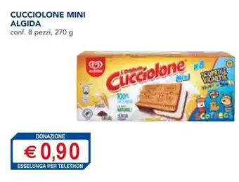 Esselunga CUCCIOLONE MINI ALGIDA conf. 8 pezzi, 270 g offerta