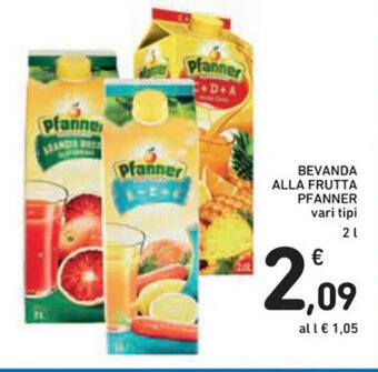 Spazio Conad BEVANDA ALLA FRUTTA PFANNER vari tipi 2 L offerta