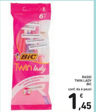 Spazio Conad RASOI TWIN LADY BIC conf. da 6 pezzi offerta