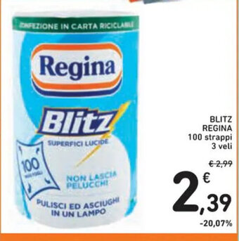 BLITZ REGINA 100 strappi 3 veli