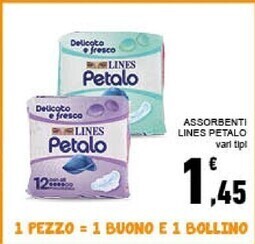 Conad City Lines assorbenti offerta