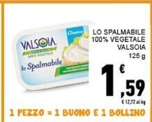 Conad Valsoia lo spalmabile 100% vegetale offerta