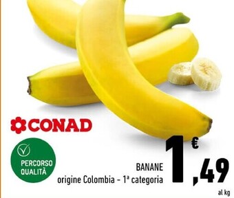 Conad Conad banane offerta