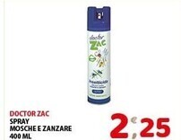 Mio Market Doctor zac - spray mosche e zanzare offerta