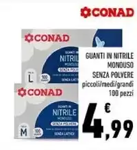 Conad guanti in nitrile monouso