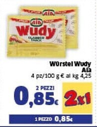 Ok Sigma Aia wurstel wudy offerta