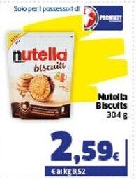 Ok Sigma Ferrero nutella biscuits offerta