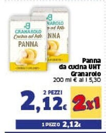 Ok Sigma Granarolo panna da cucina uht offerta