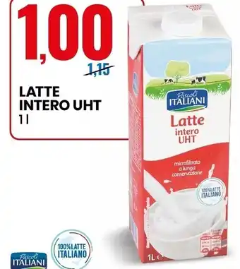 Eurospin Pascoli italiani latte intero uht offerta