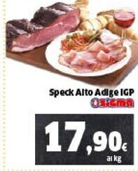 Ok Sigma Sigma speck alto adige igp offerta