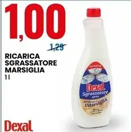 Eurospin Dexal ricarica sgrassatore marsiglia offerta