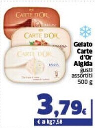 Ok Sigma Algida gelato carte d'or offerta