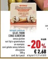 Conad Conad gelati offerta