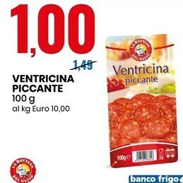 Eurospin La bottega del gusto ventricina piccante offerta