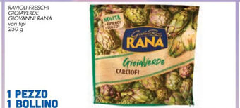 Spazio Conad RAVIOLI FRESCHI GIOIAVERDE GIOVANNI RANA vari tipi 250 g offerta