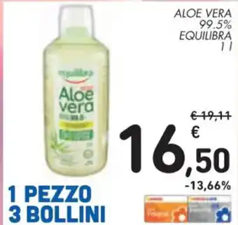 Spazio Conad ALOE VERA 99.5% EQUILIBRA 1 L offerta