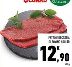 Conad City Fettine di coscia di bovino adulto offerta