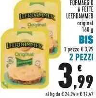 Conad Leerdammer formaggio a fette offerta