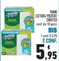 Conad Swiffer panni cattura polvere offerta