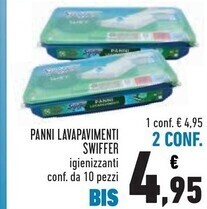 Conad Swiffer panni lavapavimenti offerta