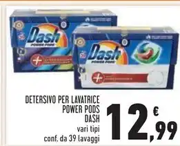 Conad Superstore Dash power pods detersivo per lavatrice offerta