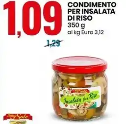 Eurospin Delizie dal sole condimento per insalata di riso offerta