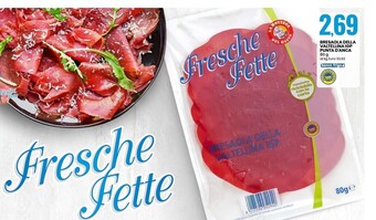 Eurospin Fresche fette bresaola della valtellina igp punta d'anca offerta