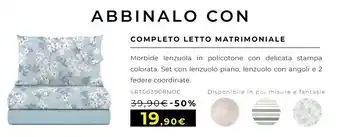 Completo letto matrimoniale