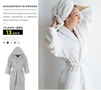 Accappatoio in spugna