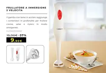 Kasanova - frullatore a immersione 2 velocita