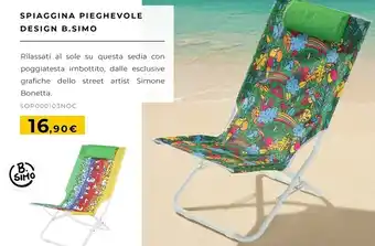 Design b. simo - spiaggina pieghevole