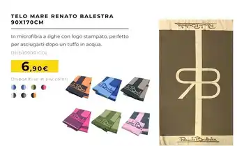 Kasanova Renato balestra telo mare 90x170 cm offerta