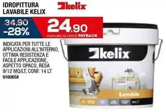 IDROPITTURA LAVABILE KELIX