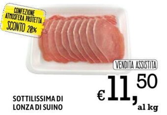A&O SOTTILISSIMA DI LONZA DI SUINO offerta