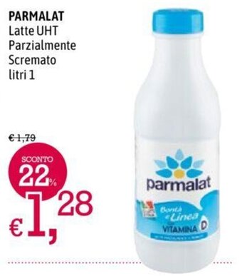 A&O PARMALAT Latte UHT Parzialmente Scremato litri 1 offerta