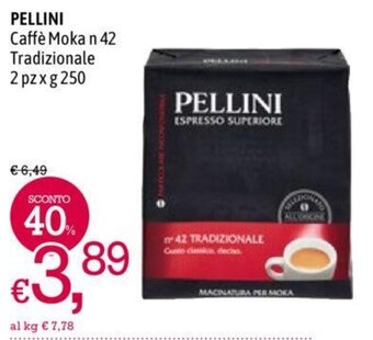 PELLINI Caffè Moka n 42 Tradizionale 2 pz x g 250