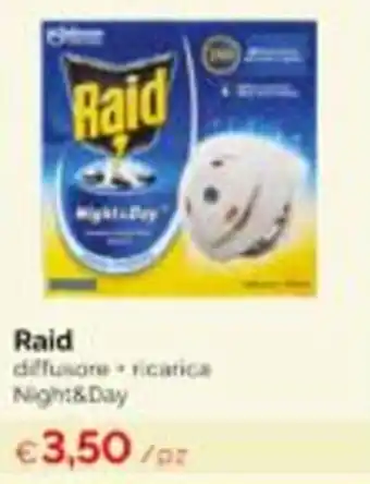Raid diffusore ricarica Night&Day