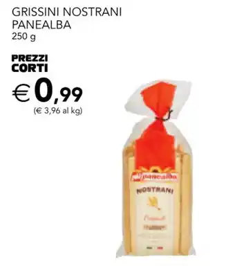 Esselunga GRISSINI NOSTRANI PANEALBA 250 g offerta