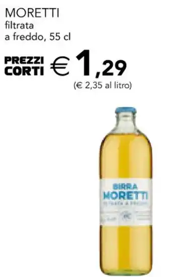 Esselunga MORETTI filtrata a freddo, 55 cl offerta
