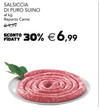 Esselunga SALSICCIA DI PURO SUINO offerta